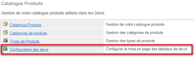 Configuration devis SugarCRM 8.2