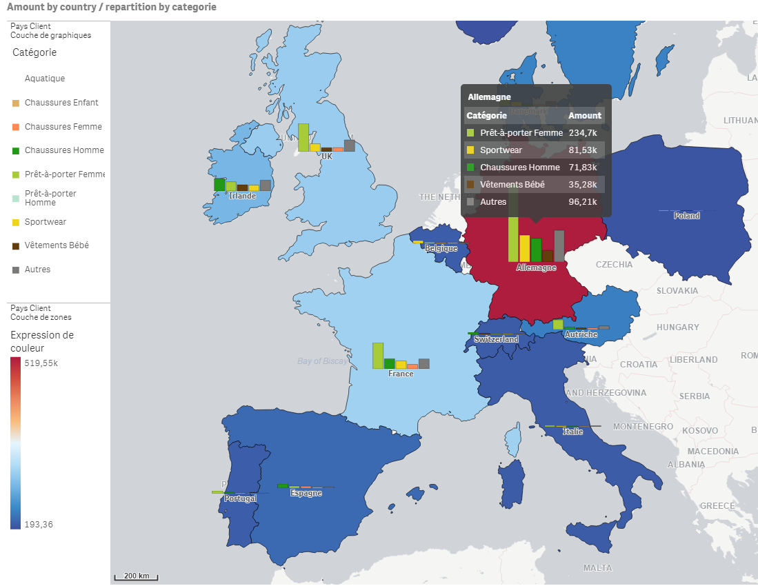 Qlik Sense Cartographie