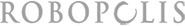 robopolis logo grey