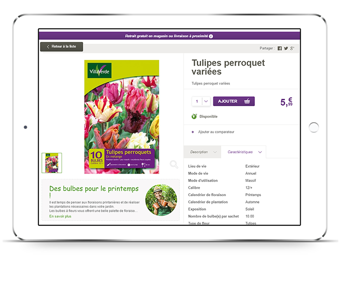 villaverde akeneo produit
