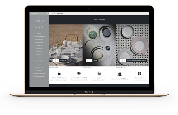 Guy Degrenne Ecommerce