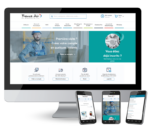 Interface web et mobile du nouveau site OroCommerce de France Air