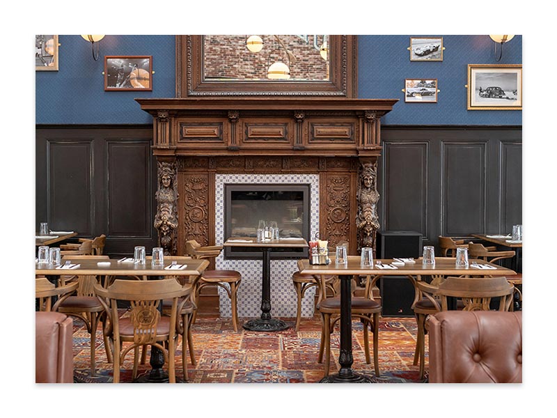 Salle de restaurant Au Bureau à Rouen