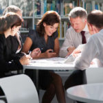 Réunion de collaborateurs