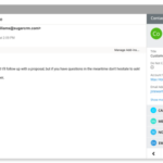 Intégration de votre messagerie dans Sugar Sell