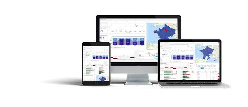 Interfaces de la solution Qlik responsive