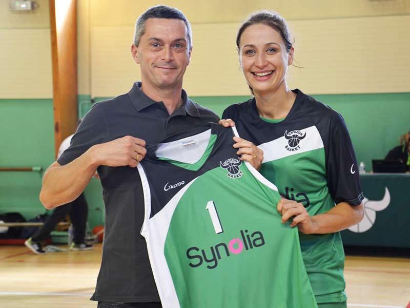 sponsoring synolia sport féminin equipe maillot