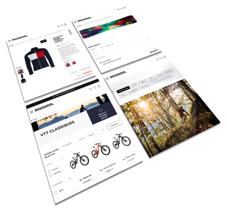 Cas client Rossignol Screens