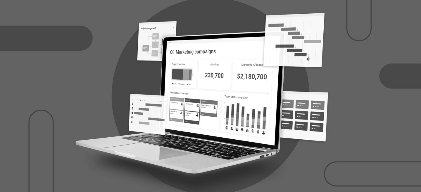 Interfaces monday.com analyse et progression