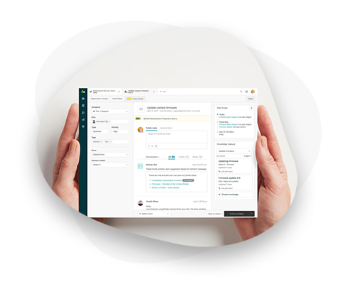 Interface Zendesk