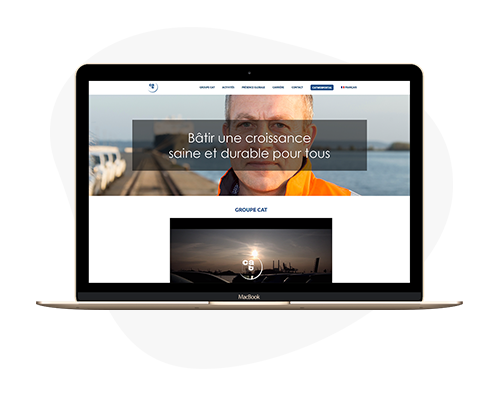 Homepage du site du groupe Cat