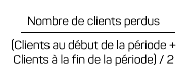 Méthode ajustée pour calculer le taux de churn