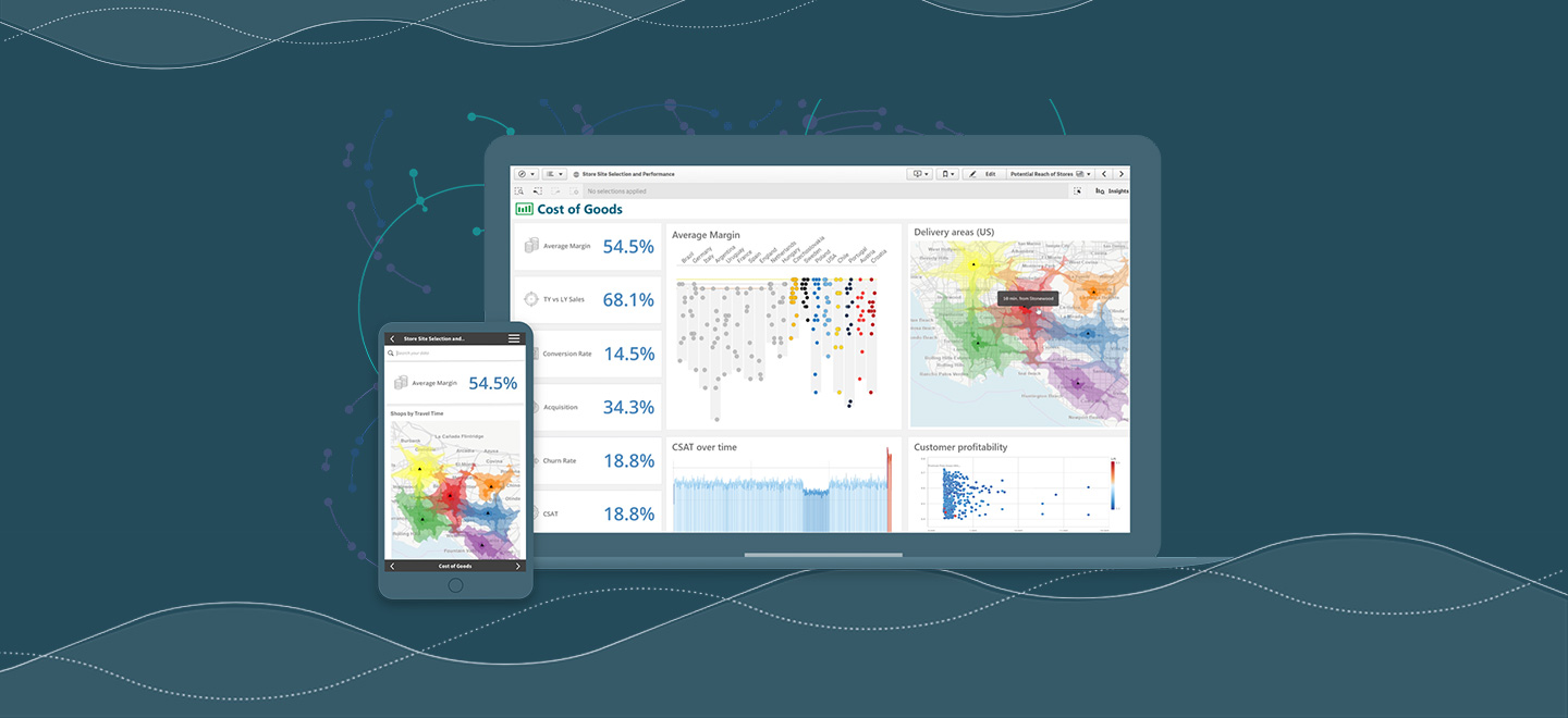 Qlik Sense Product interface