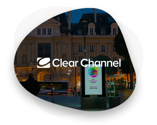 Clear Channel Panneau publicitaire à Rennes