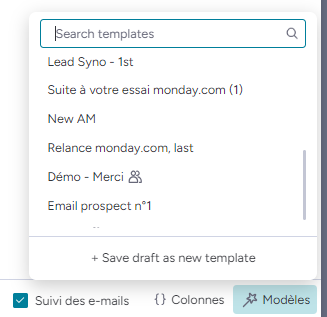 Emails & activités - par Synolia partenaire monday