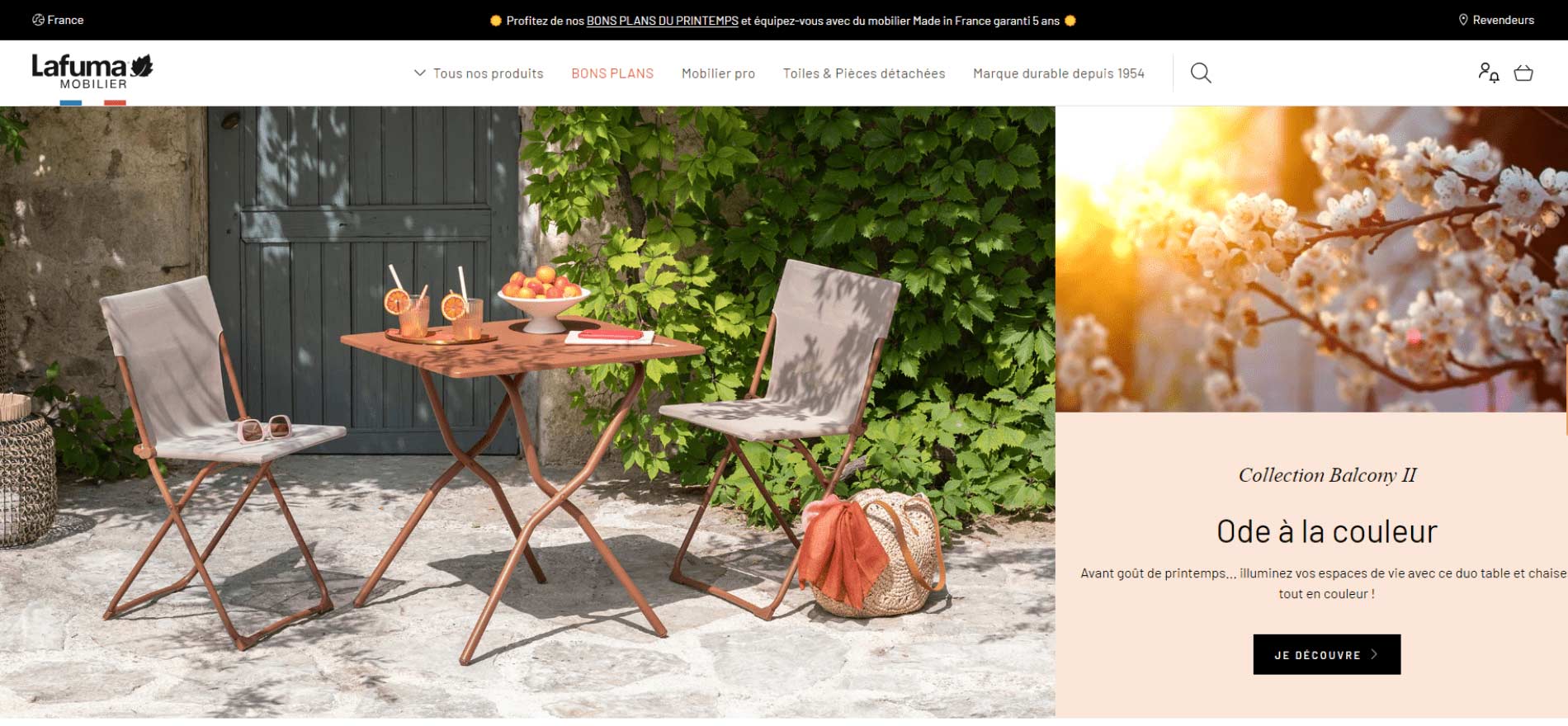 Lafuma Mobilier refait son site e-commerce avec Adobe Commerce et Synolia