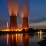 Visuel du cas client Onet représentant une centrale nucléaire