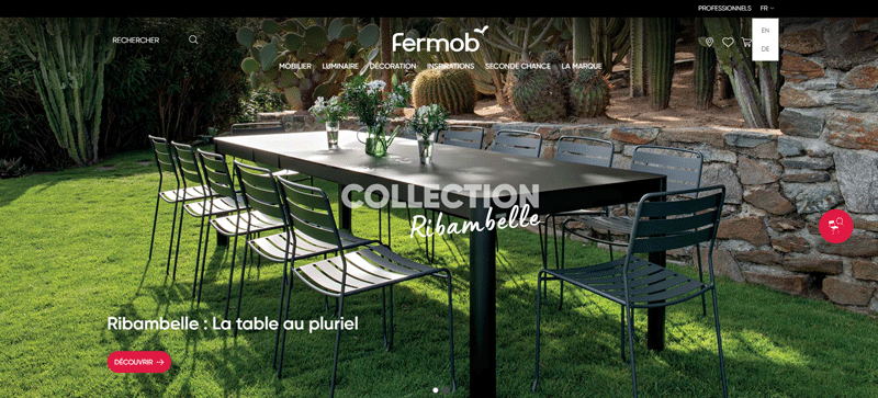 Fermob-homepage