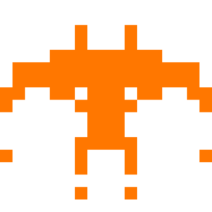 Space Invader généré par le Space Invader Generator