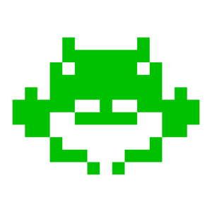 Space Invader généré par le Space Invader Generator
