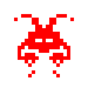 Space Invader généré par le Space Invader Generator